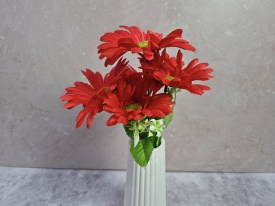 Ramo 5 flores grandes dobles varios colores